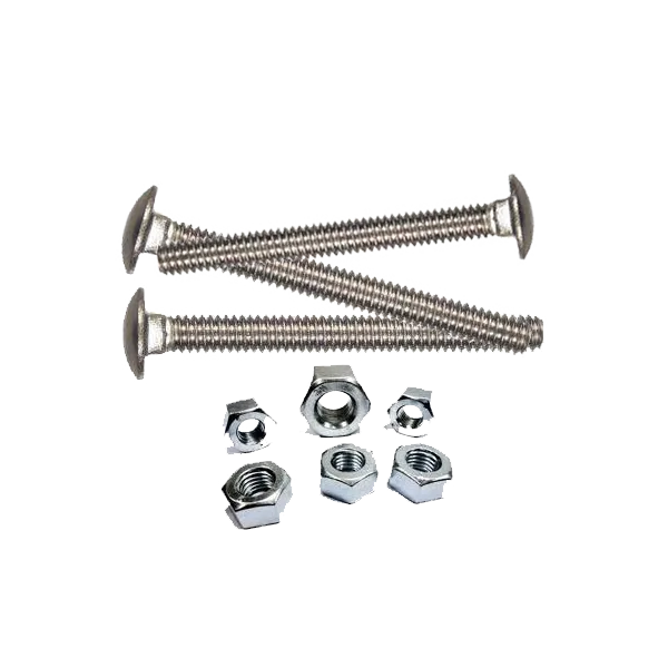 2 1/2" Stainless Steel Bolt w/lock nut