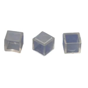 5/8" Square Vinyl Cap - Clear