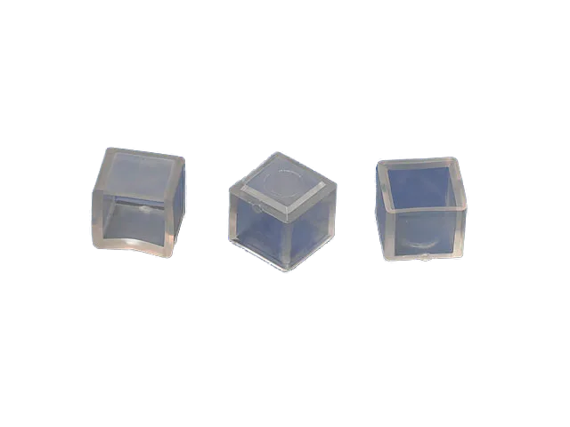 5/8" Square Vinyl Cap - Clear
