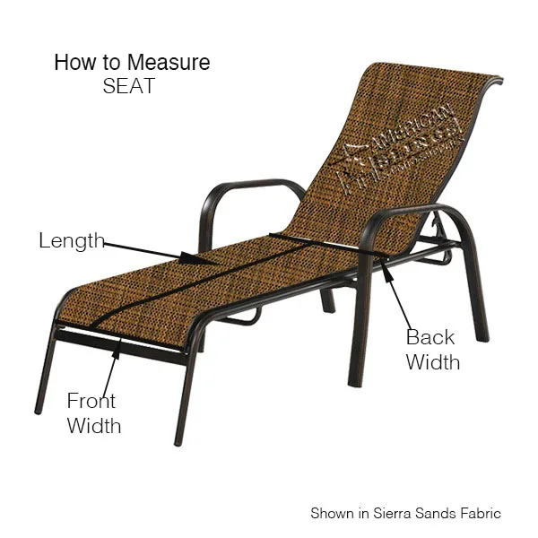 Chaise Lounge-SEAT SLING ONLY - Image 2