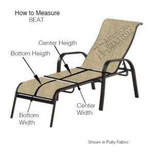 How to Measure Patio Chair Slings