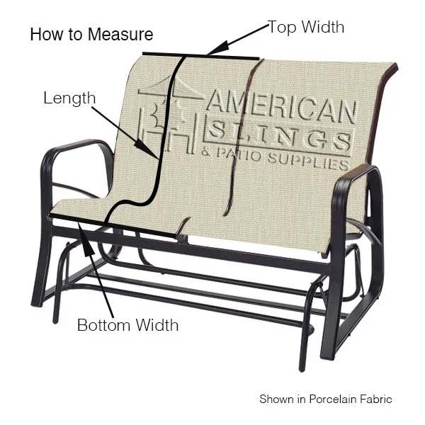 How to Measure Patio Chair Slings | Measure for Replacement Slings