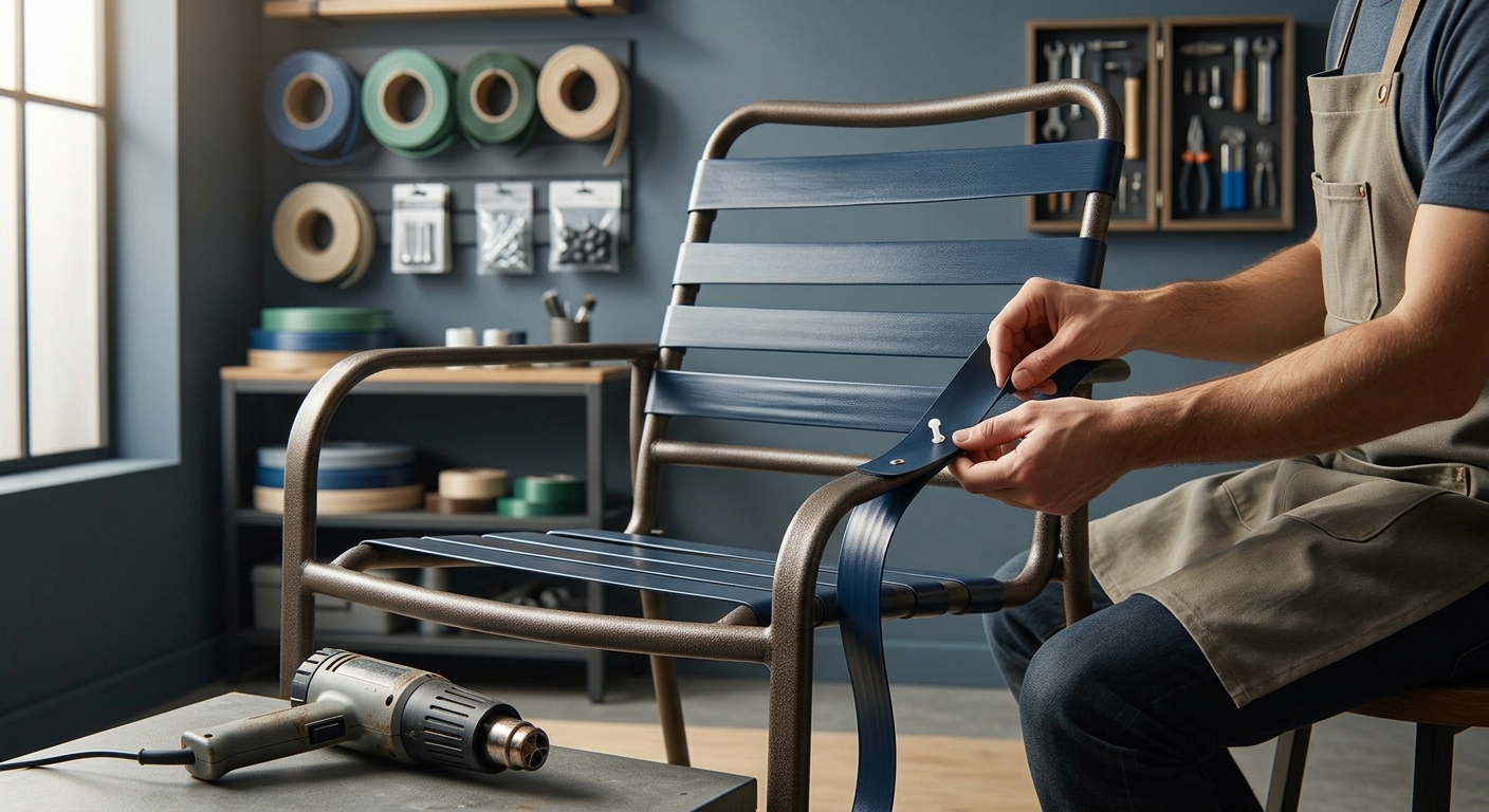 DIY Vinyl Strap Replacement on Patio Chair