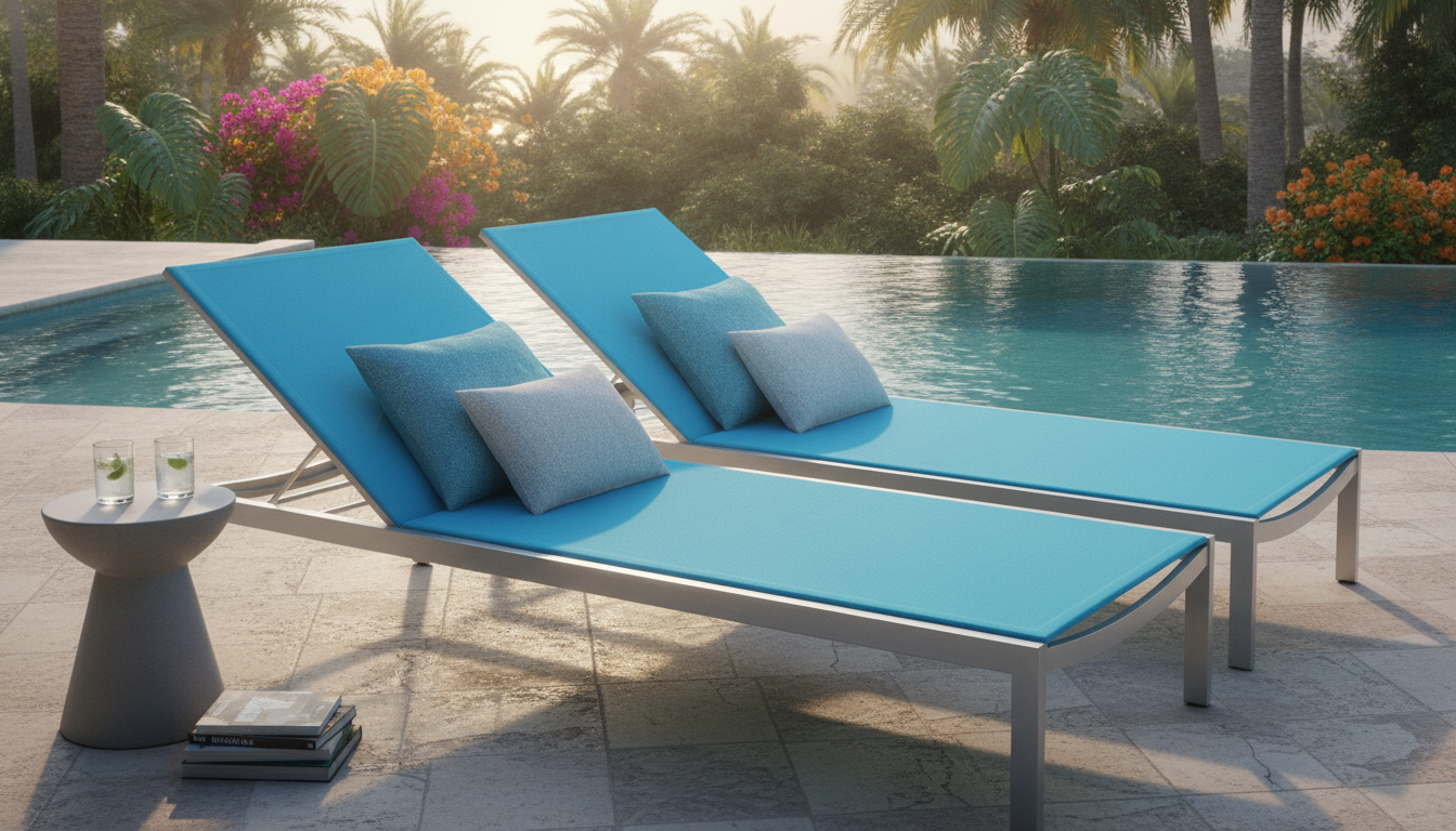 Double Chaise Slings: 5 Amazing Upgrades for Ultimate... 3 Luxurious outdoor patio with newly upgraded Double Chaise Slings