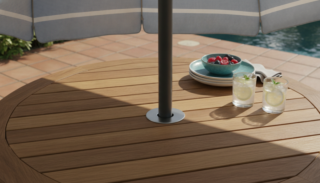 Table Umbrella Hole: 5 Brilliant Fixes for Ultimate Ease 2 kasv table umbrella hole 1 1782797030037