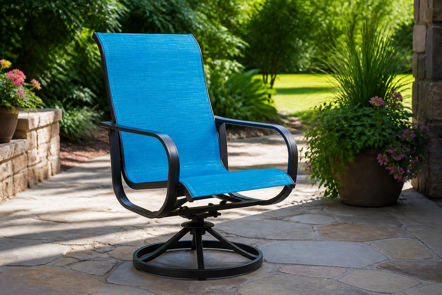 Swivel Chair Sling Repair: 6 Amazing Fixes for Outdoor... 4 Completed Swivel Chair Sling Repair for outdoor comfort