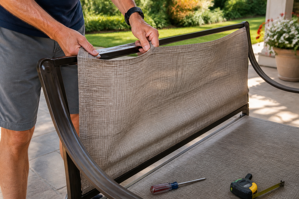 kasv loveseat sling diy 1 1790760670456