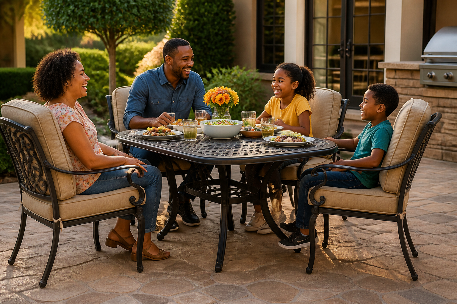 Patio Table Leg Repair: 4 Brilliant Steps for Stability 4 A person applying a protective coating to a repaired patio table leg, emphasizing the importance of proper Patio Table Leg Repair and maintenance.