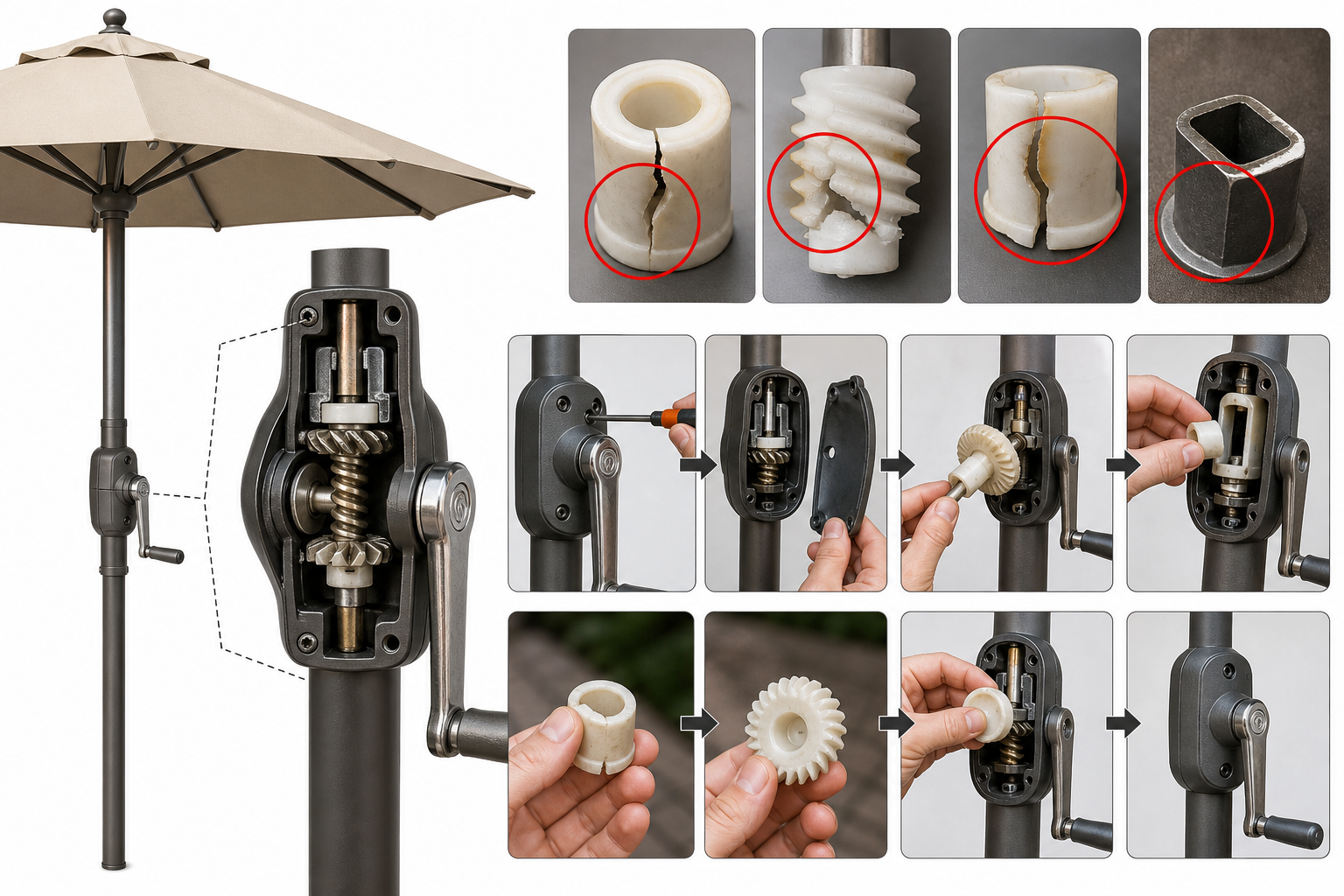 kasv umbrella crank repair 1 1790415345940
