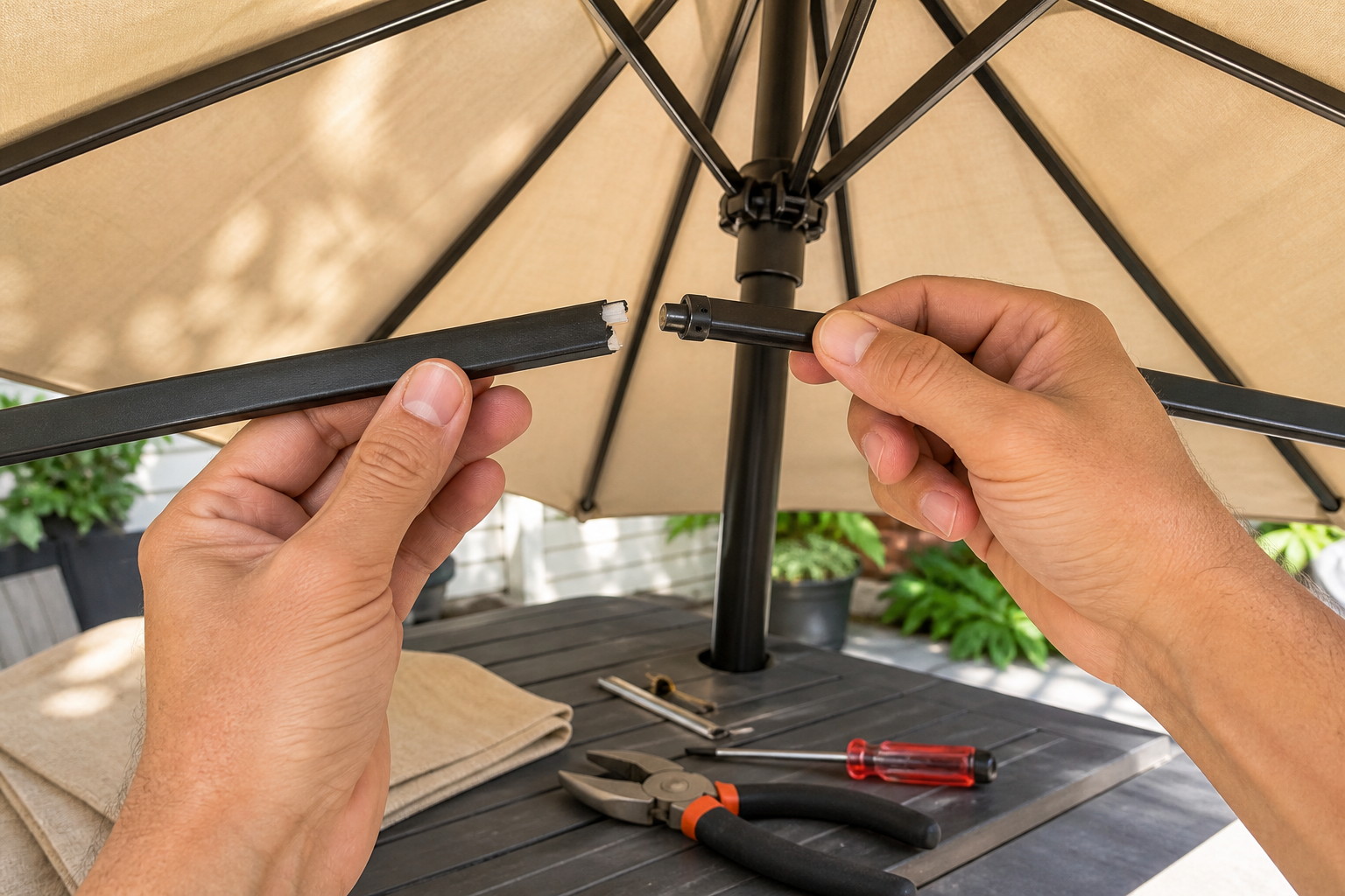 Patio Table Umbrella Repair: 7 Brilliant Fixes 3 Patio Table Umbrella Repair