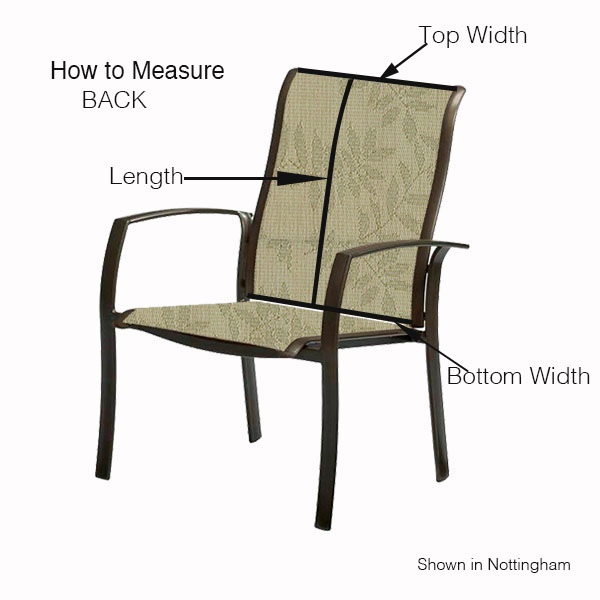 Swivel Rocker Sling Winston Chair, Winston Outdoor Furniture Replacement Parts